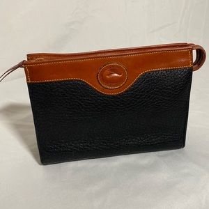 Vintage Dooney & Bourke *Black*Cosmetic/Utility Case/Clutch 19021F S217